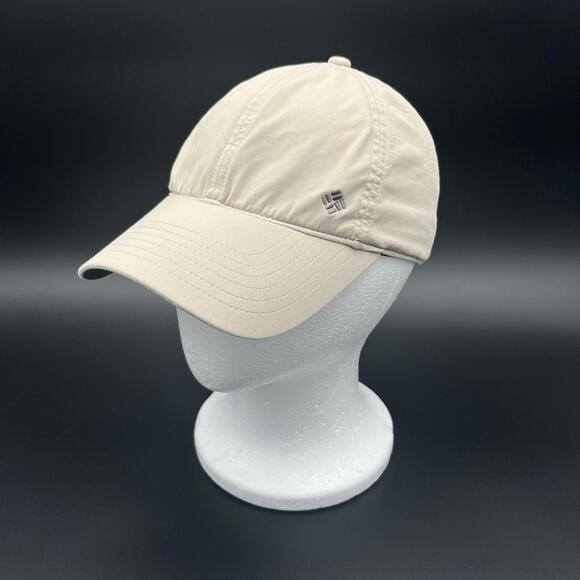 Columbia Running Athletic Ivory Cap Hat Adult Mens Adjustable StrapBack Outdoor - Picture 1 of 8